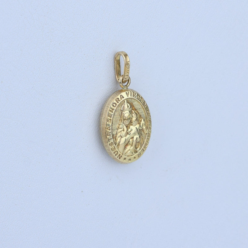 Dije virgen del Carmen 15mm