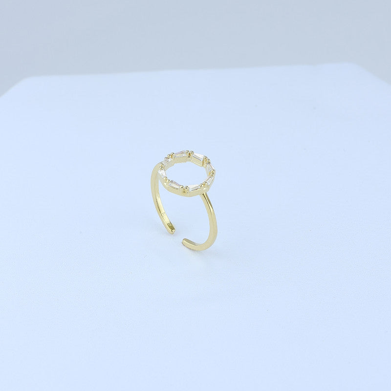 ANILLO AJUSTABLE CON ARO TIPO BAGUETTE 701058 - 6075