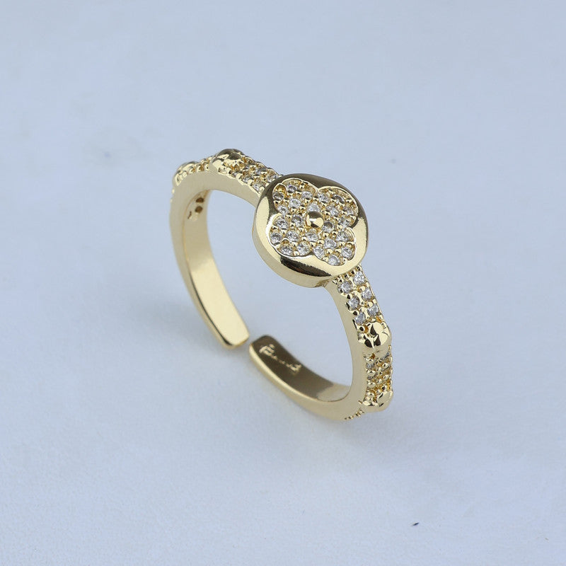 ANILLO AJUSTABLE PLACA CENTRO ZIRCON DIAMANTADO 701092