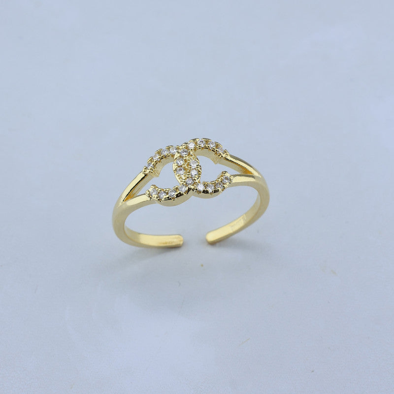 ANILLO AJUSTABLE 2 C ESTRELADADOS DE ZIRCONES 701074