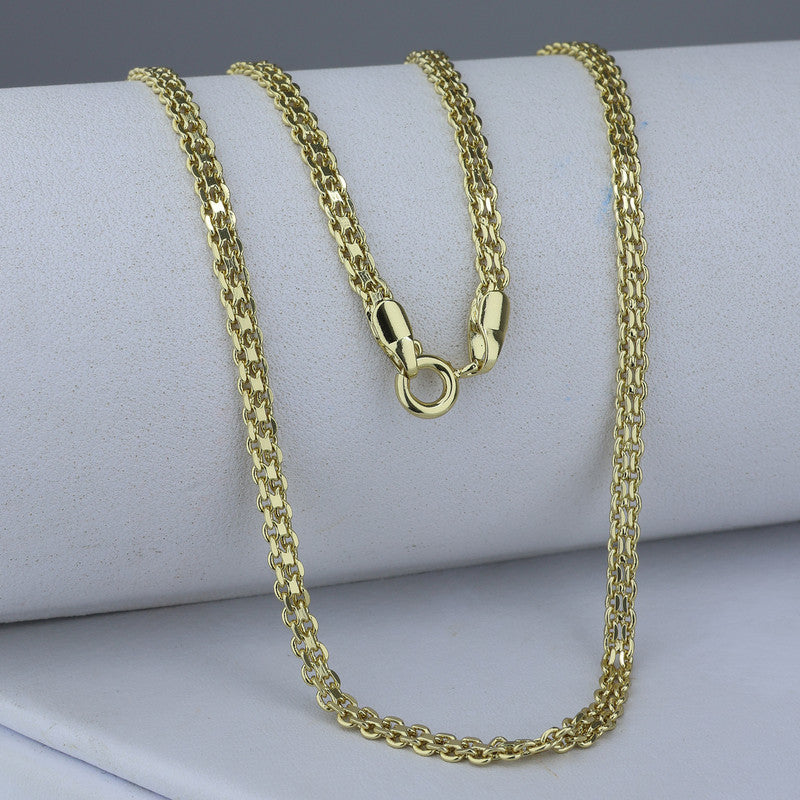 CADENA LAMINADA 18KD CHINO 3MM-45CM CAV 852/45