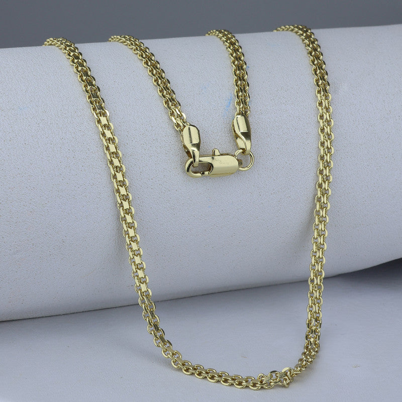 CADENA LAMINADA 18KD CHINO 3MM 60CM CAV 852/60