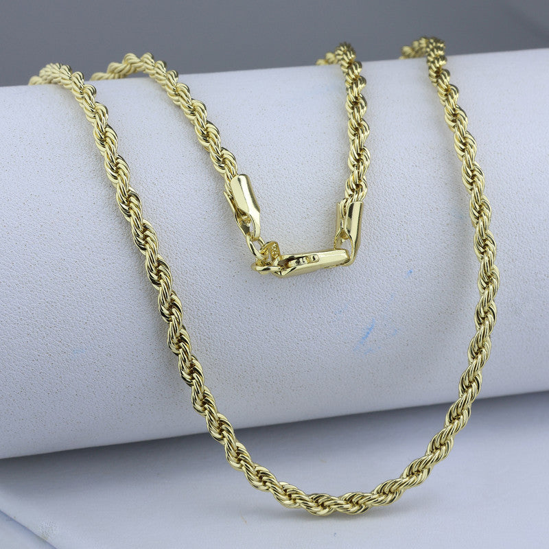 CADENA LAMINADA 18KD LAZO 3MM 60CM CAV 560/60
