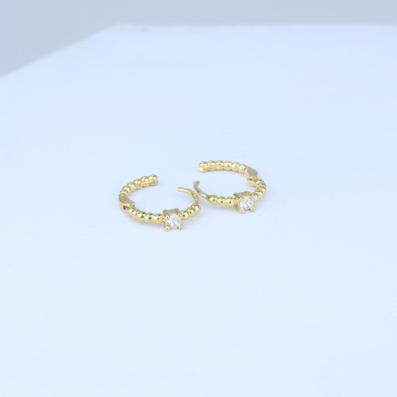 CANDONGA ARO BALIN CON SOLITARIO CHISPA 12MM G2MM 705292