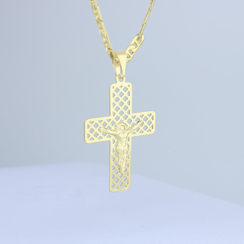 DIJE BS CRUZ FILIGRAMA JESUS 34MM 811-P-7118 L - 6368