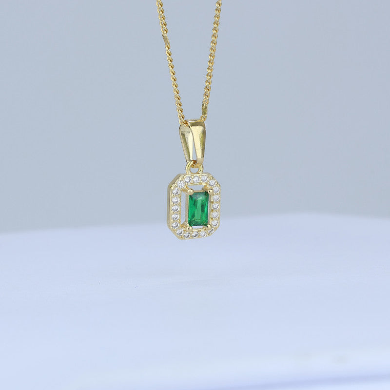 DIJE CORTE ESMERALDA HALO 17*8MM 706693