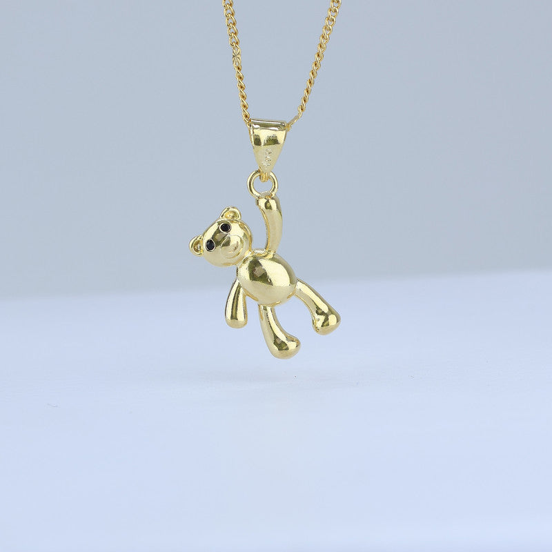 DIJE OSO LISO CON MANO ARRIBA 20*13MM 706702