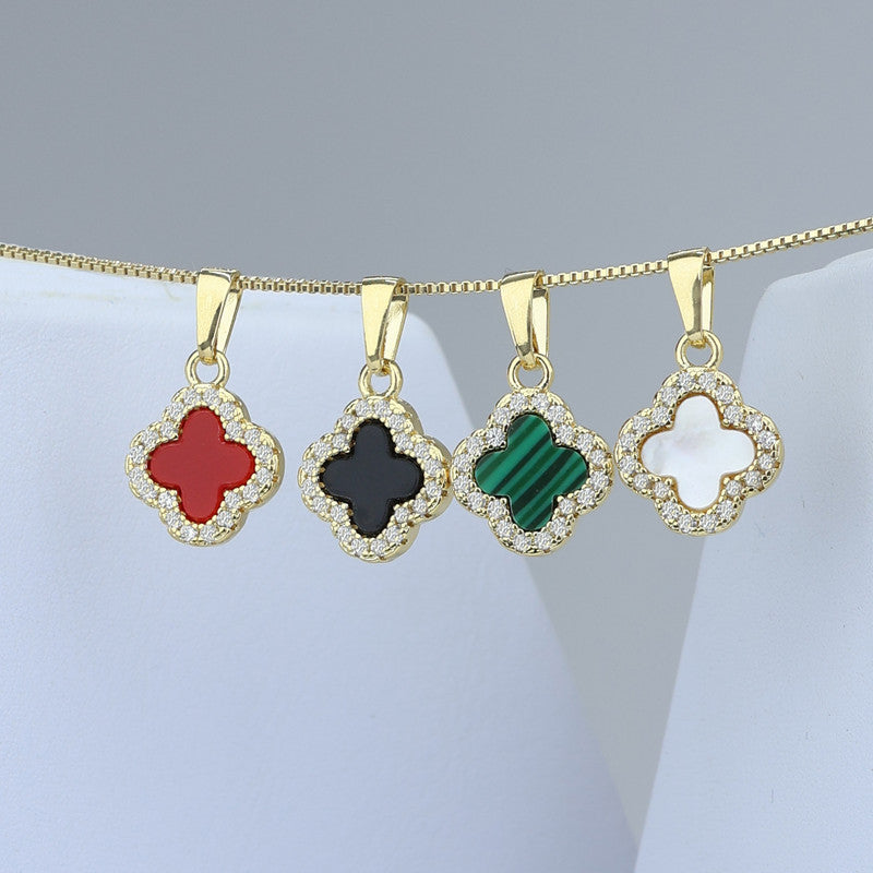 DIJE TREBOLO BORDE CRISTAL 706810 - 6320