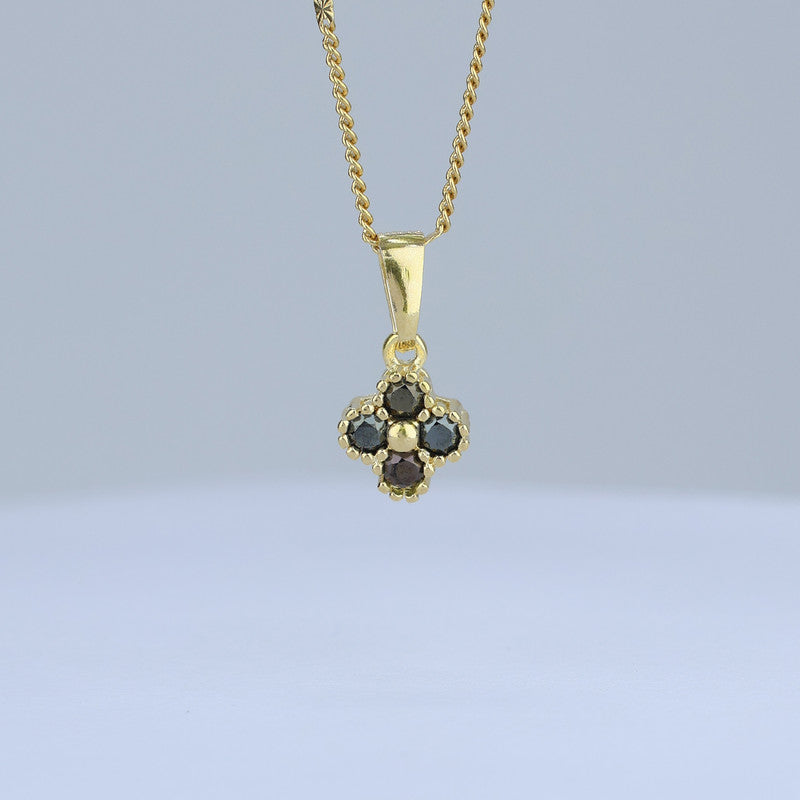 DIJE TREBOL CON PIEDRAS 15*8MM 706717 - 5994