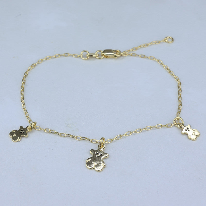 PULSERA TEJIDO ESLABON 3 DIJES TOUS 1MM*21CM 708491 - 6728