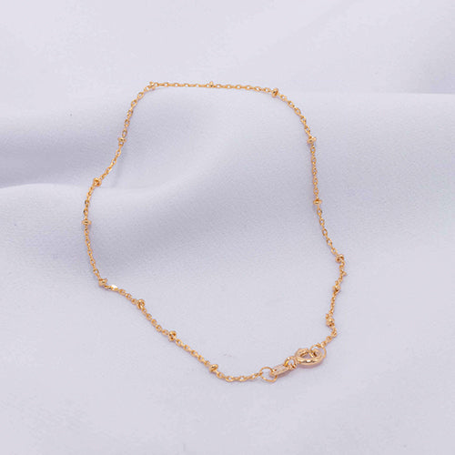 TOBILLERA ARGOLLA TROMPO 1MM 24CM 709114A211 - 3282