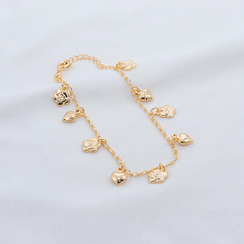 PULSERA ROSA CORAZON 20CM 708165A204