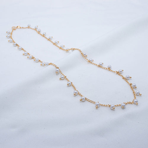 COLLAR PERLAS COLGANTES 45CM 718001A205