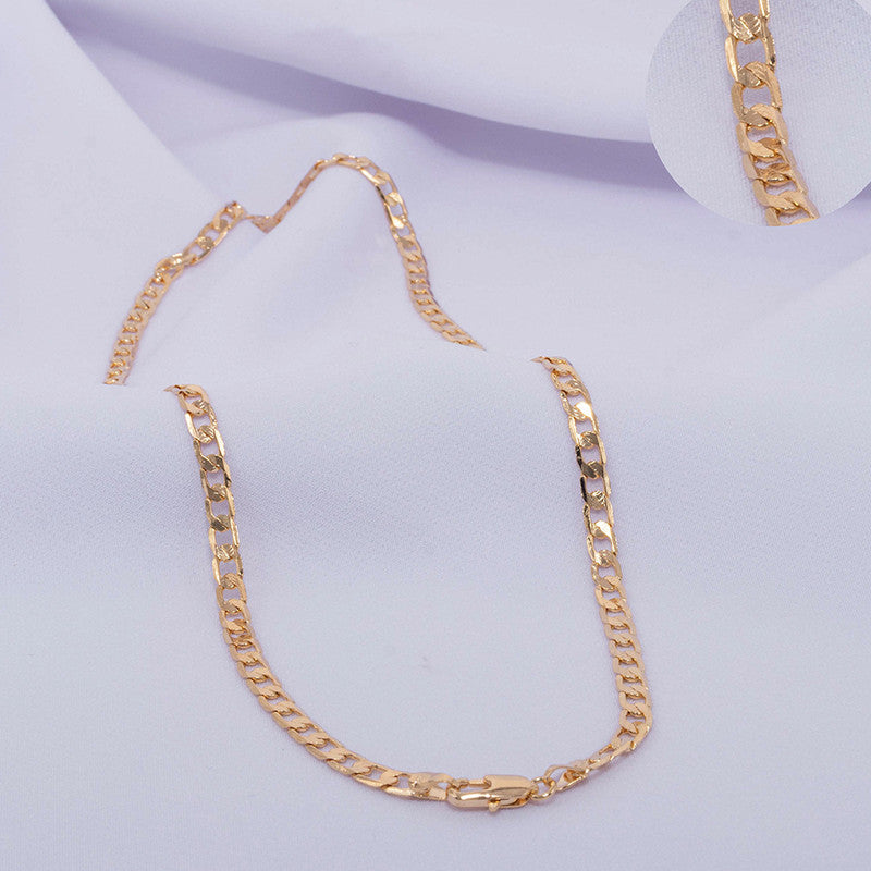 CADENA CUBANA PLANA 3MM 50CM 703308A301