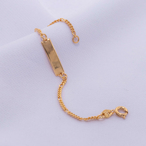 PULSERA PLACA BEBE 5X1 12CM 708045A212