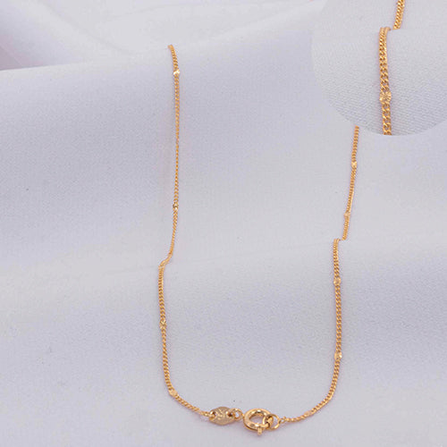 CADENA CUBANA DIAMANTADA 1MM 40CM 703489A211