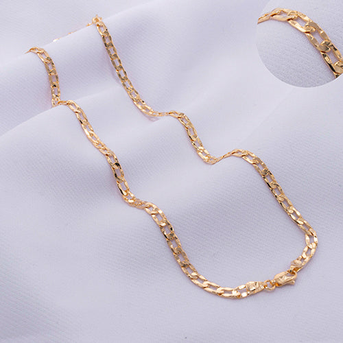 CADENA CUBANA TROQUELADA 4MM 50CM 703526A301 - 3628