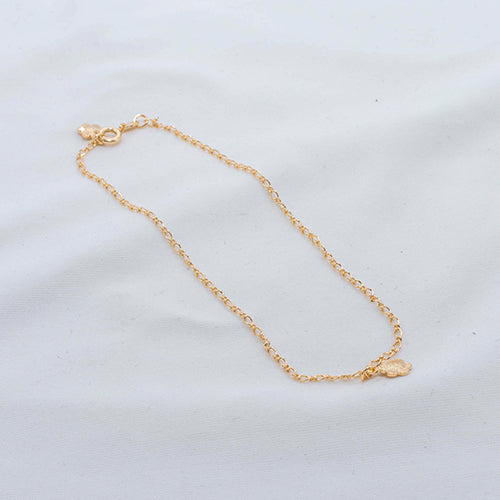 TOBILLERA DIJE FLOR 6 PETALOS 26CM 709073A204