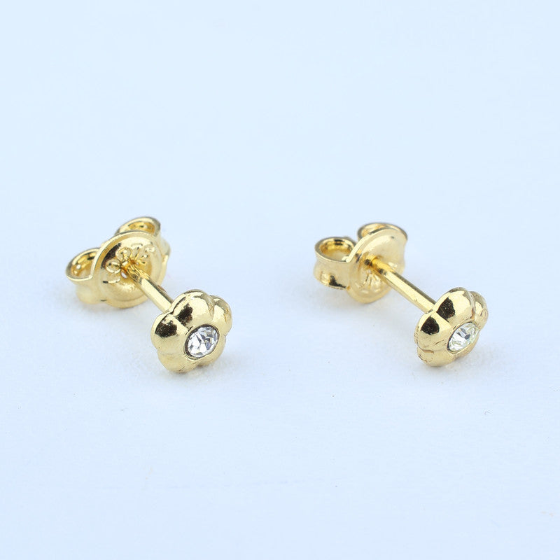 TOPO FLOR PUNTO ZIRCON 4MM 711415