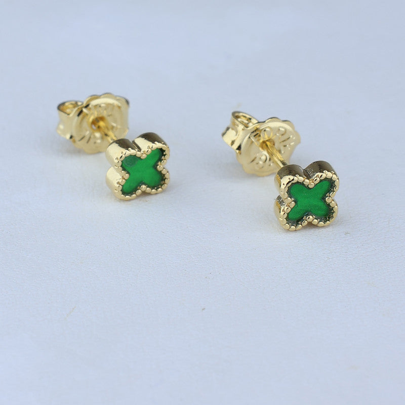 TOPO TREBOL RESINA VERDE 6*6MM 711625 - 6653