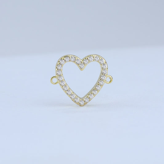 SEPARADOR CORAZON BORDE DIAMANTADO 14*12MM 714125