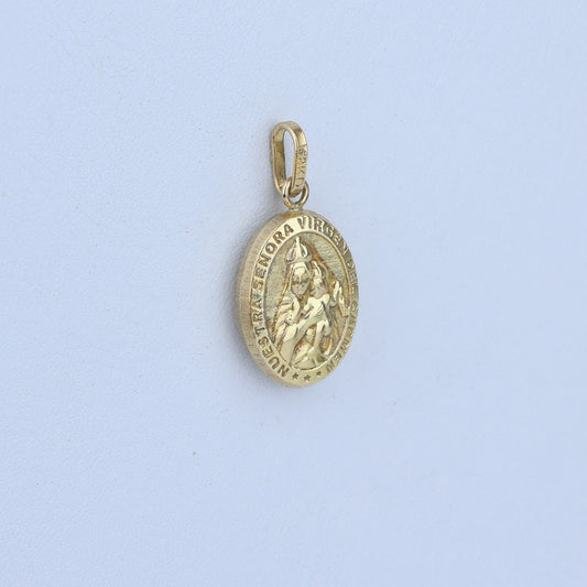 Dije virgen del Carmen 15mm