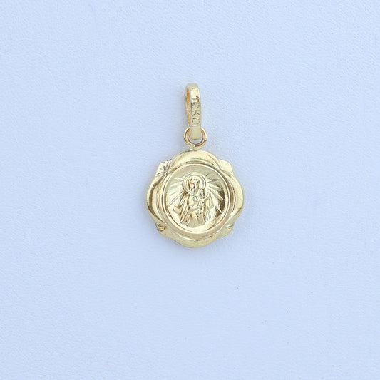 Dije virgen del Carmen 12mm