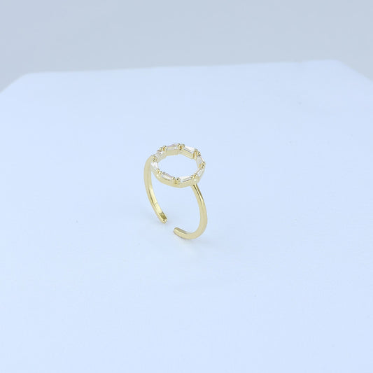 ANILLO AJUSTABLE CON ARO TIPO BAGUETTE 701058