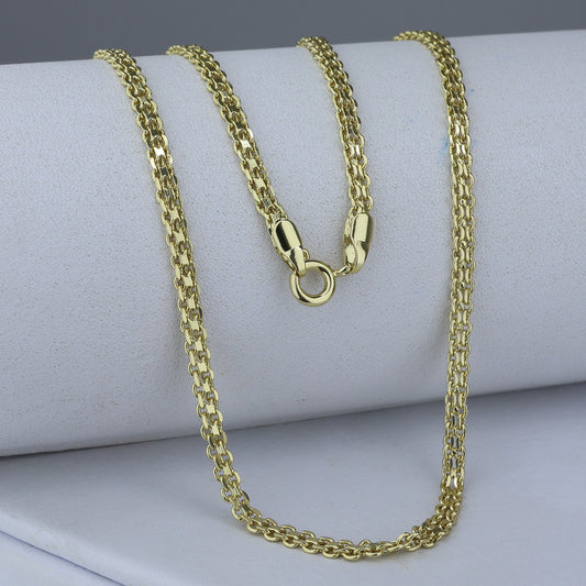 CADENA LAMINADA 18KD CHINO 3MM-45CM CAV 852/45
