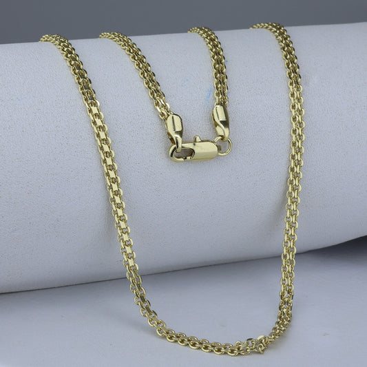 CADENA LAMINADA 18KD CHINO 3MM 60CM CAV 852/60