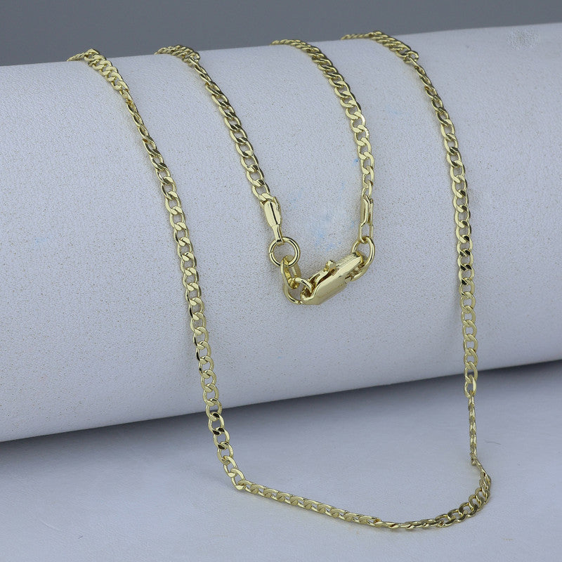 CADENA LAMINADA 18KD CUBANA 2MM-60CM CAV 1181/60