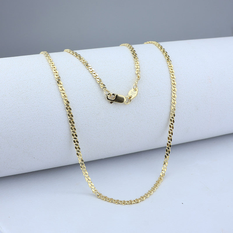 CADENA CUBANA PLANA 2MM 60CM 703090 - 2581