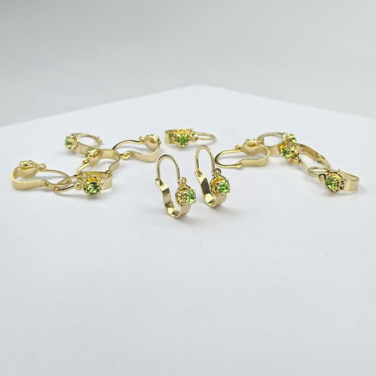 CANDONGA CURVA/ZIRCON VERDE 11*15MM 705235