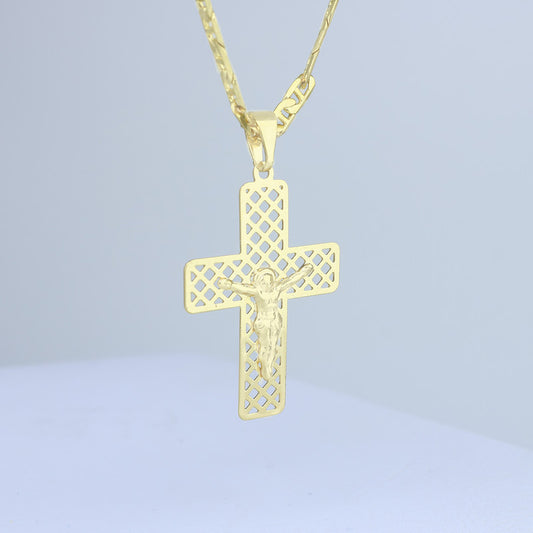 DIJE BS CRUZ FILIGRAMA JESUS 34MM 811-P-7118 L - 6368