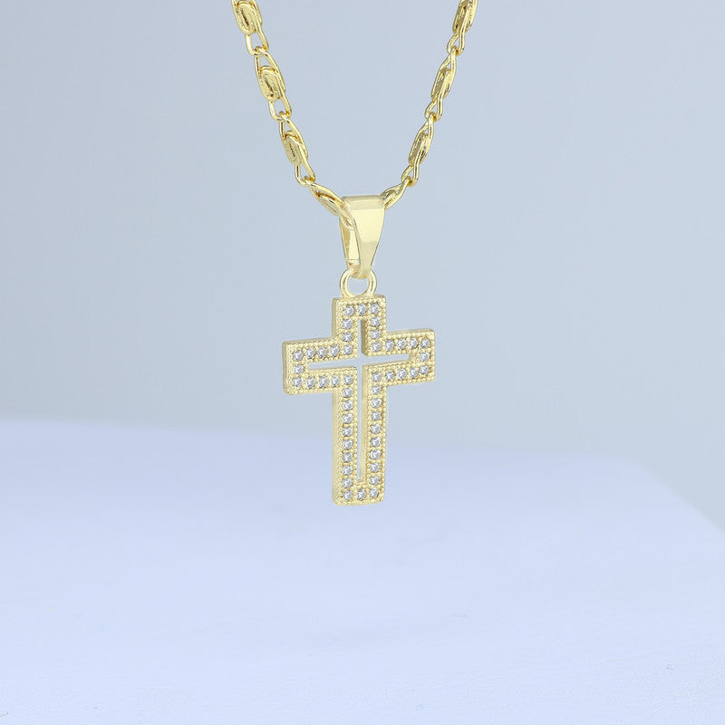 DIJE BS CRUZ SILUETA ZIRCON 811-P-6868 L - 6367