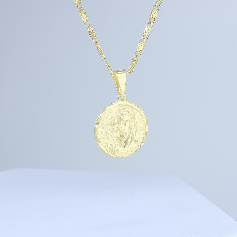 DIJE BS ROSTRO DE JESUS REDONDO 811-P-6890-1 L - 6369