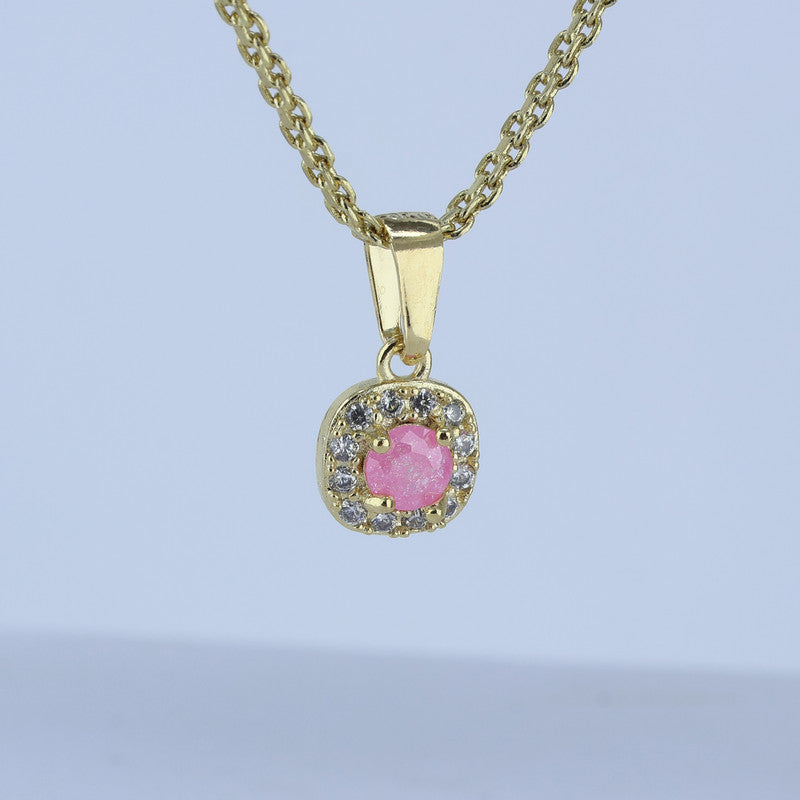 DIJE CENTRO PIEDRA COLORES CON HALO 13*7MM 706858