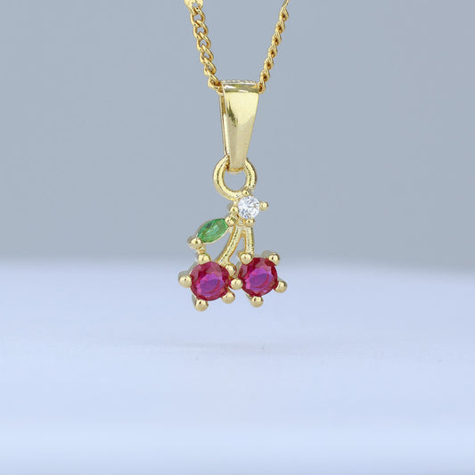 DIJE CEREZA SWAROVSKI 16*8MM 706672