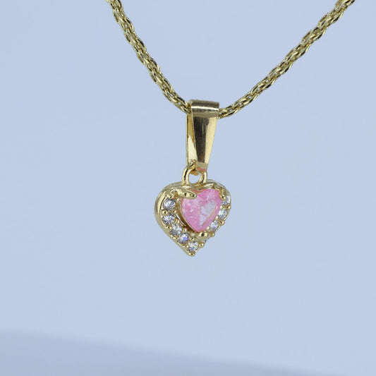 DIJE CORAZON CENTRO AMATISTA CON HALO 13*7.7MM 706857