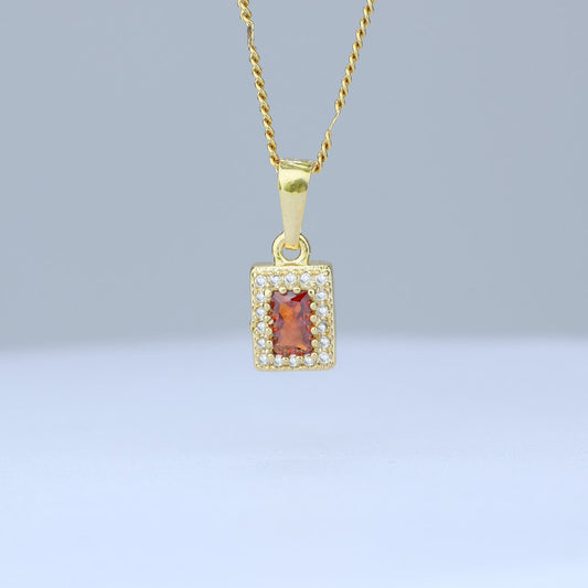 DIJE CORTE CITRINO HALO 15*6MM 706708