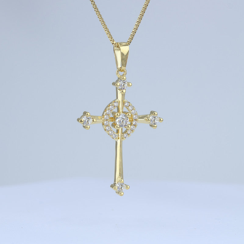 DIJE CRUZ ZIRCONES 31MM 706781 - 6336