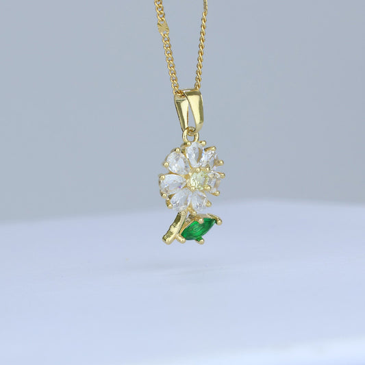 DIJE MARGARITA CRISTAL 24*11MM 706697