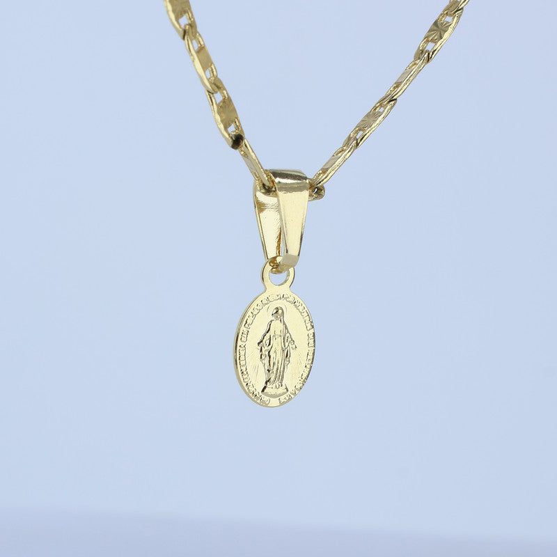 DIJE MEDALLA MILAGROSA REMARCADA 10*6MM 706001