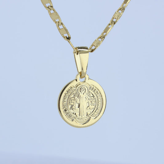 DIJE MEDALLA SAN BENITO 17*12MM 706039