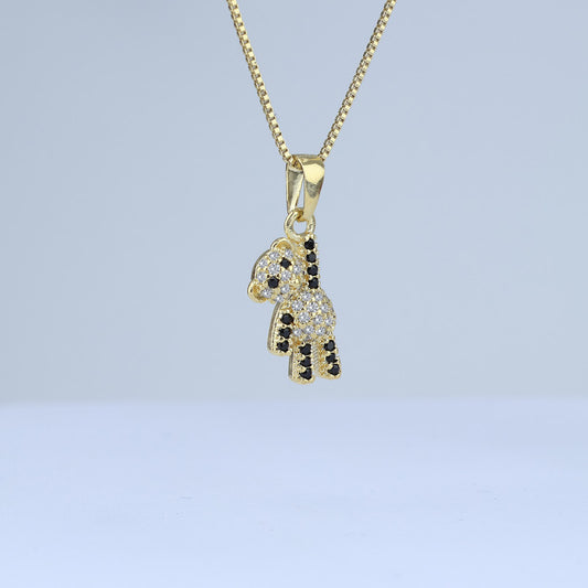 DIJE OSO CON PIEDRAS 21*9MM 706802 - 6324