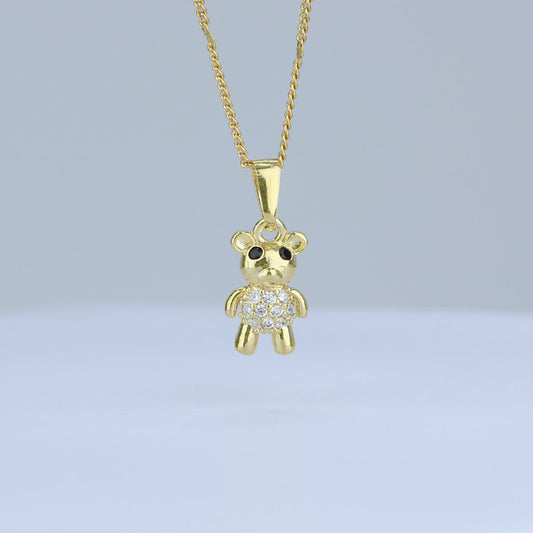 DIJE OSO 18*9MM CON VIENTRE CRISTAL 706700