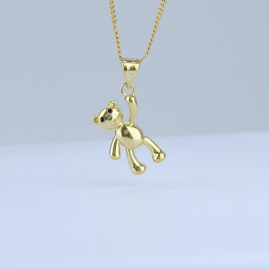 DIJE OSO LISO CON MANO ARRIBA 20*13MM 706702