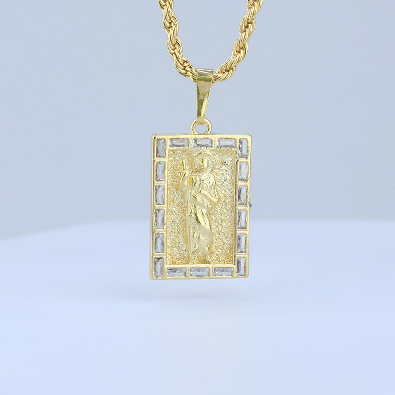 DIJE PLACA SAN JUDAS TADEO 30*15MM 706712