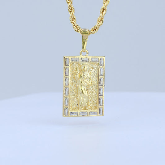 DIJE PLACA SAN JUDAS TADEO 30*15MM 706712