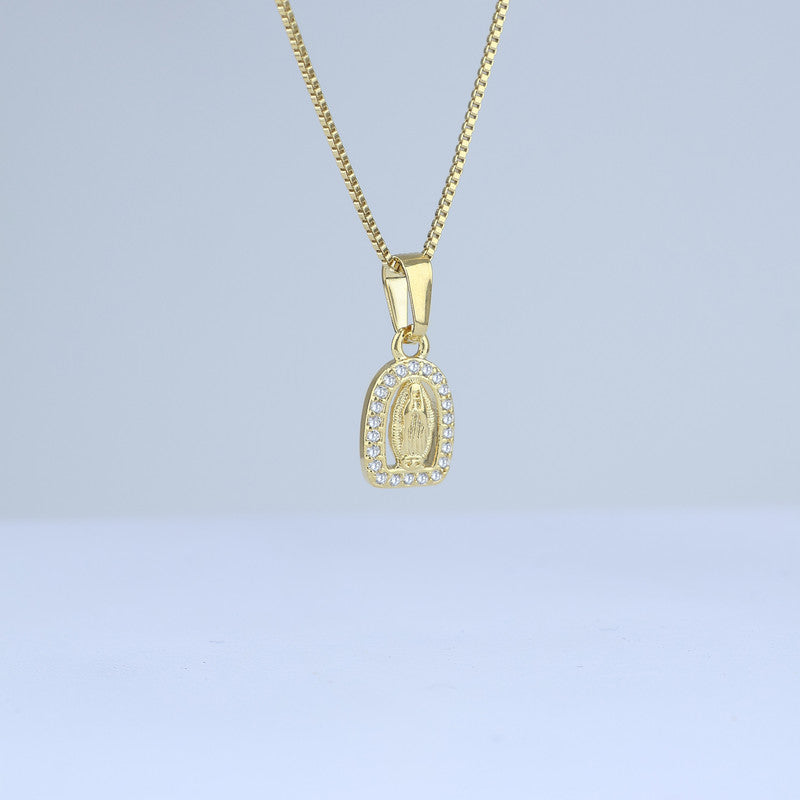 DIJE RECTANGULAR CON ESQUINAS ZIRCONES 706805 - 6341